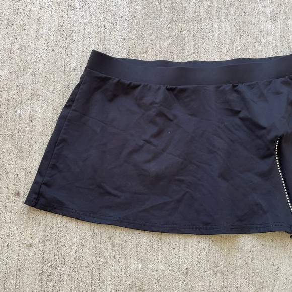 Body Wrappers Short Skirt Dance Skirt with side Zipper Size L Summer Swim Skirt - Picture 2 of 8